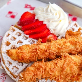 Chicken Tenders and Waffles